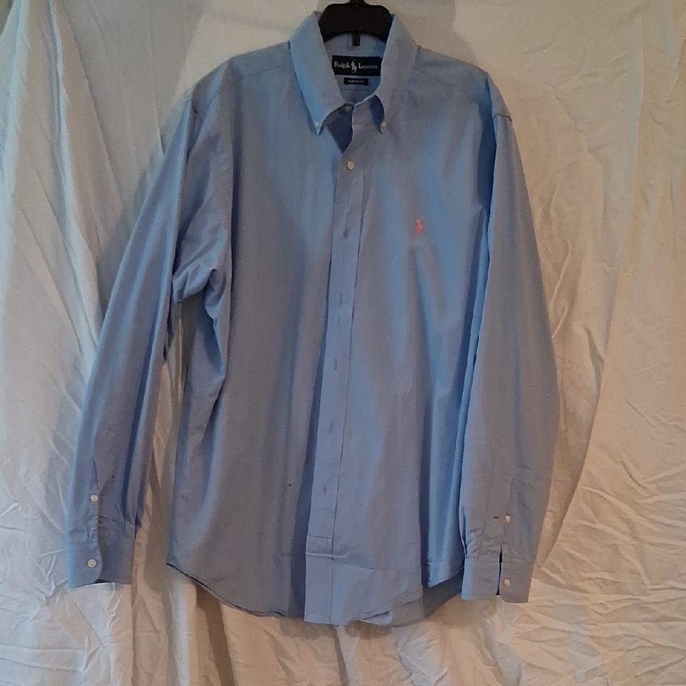 Polo by Ralph Lauren Light Blue Men's Dress Shirt